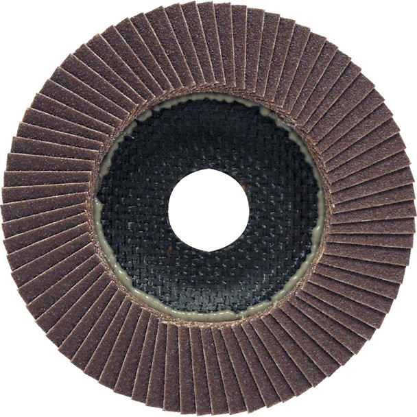 York 125X22mm F/Glass Al/Ox Flap Disc P120