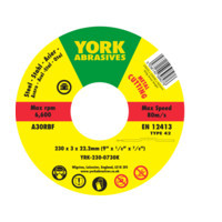 York 230X3X22.23 A3Orbf Cutting Disc, T42