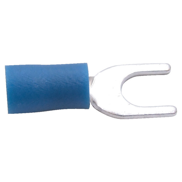 Kennedy 6.00mm Blue Fork Terminal (Pk-100)