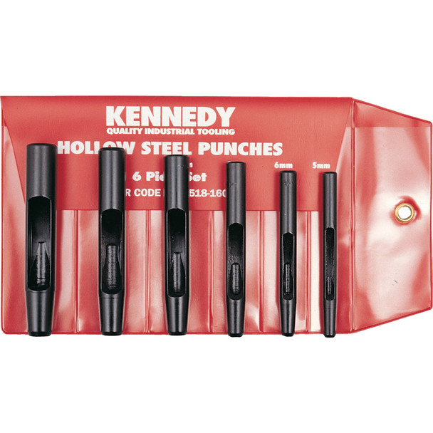 Kennedy Hollow Punch Set 5-12mm (6-pce)