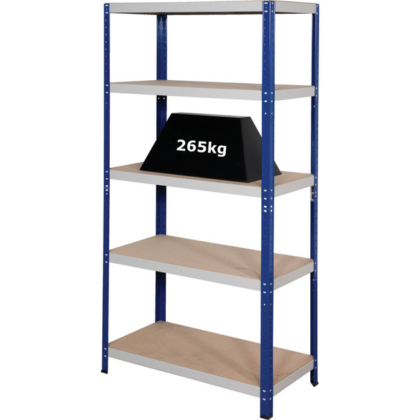 5-SHELF RACK 1770x900x450mm 265KG PER SHELF 2264.65