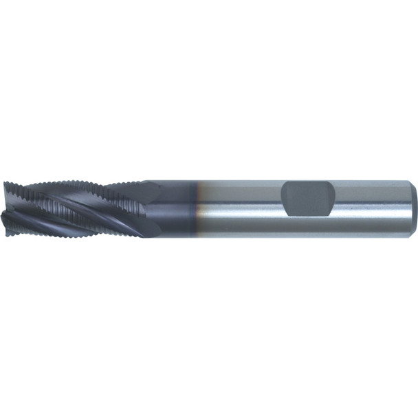 Swisstech 8.0 Weldon Std Fine Rough E/Mill-Tialn-8% Co