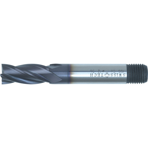 Swisstech 18.0 Scr Standard End Mill-Tialn-8% Co