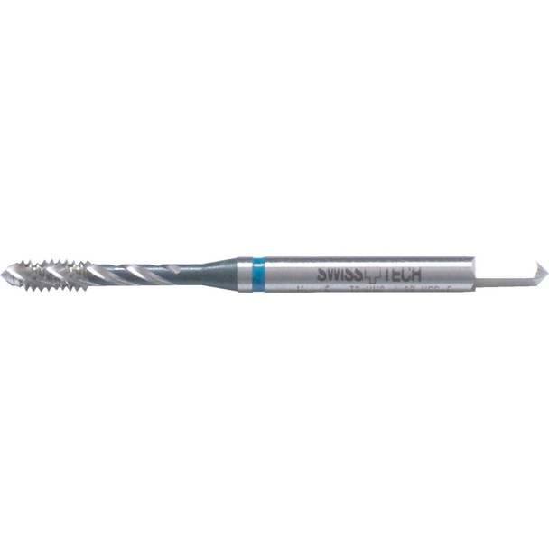 Swisstech No.6X32 UNC Blue Ring Sp/Fl Din371 HSS-Ev Tap Swisstech No.6X32 UNC Blue Ring Sp/Fl Din371 HSS-Ev Tap