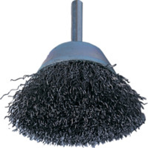 50x50mm 30SWG SHAFT MOUNTED CUP BRUSH 54.55