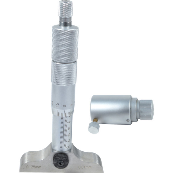 Oxford 0-25mm Fixed Rod Depth Micrometer 63mm