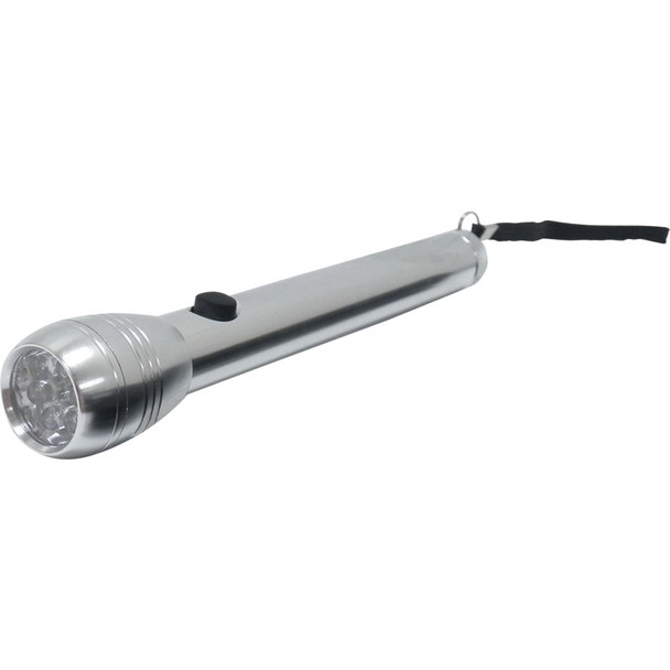 6 LED SUPER BRIGHT ALU CASING TORCH REQUIRES 2xAA 68.75