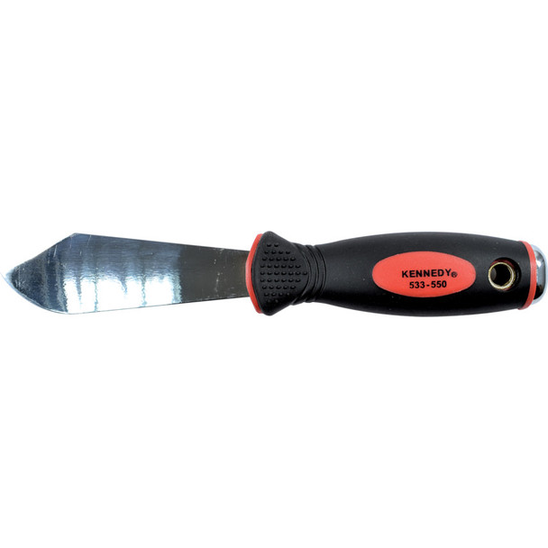 SCALE TANG CLIPT POINT PUTTY KNIFE - BI MAT'L GRIP 55.99