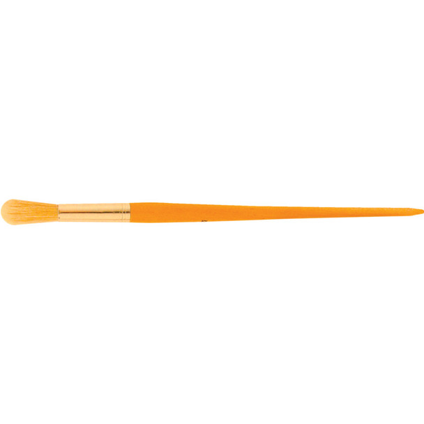 No.6 ROUND FITCH BRUSH NATURAL WOODEN HANDLE 11.48