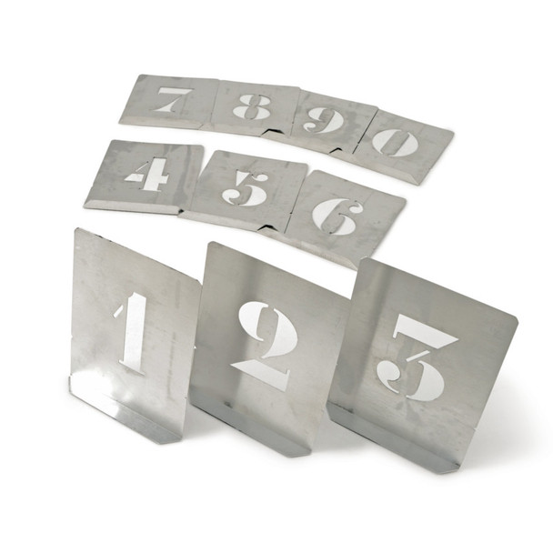 200mm (SET OF 10) ZINC STENCIL FIGURES 1900.96