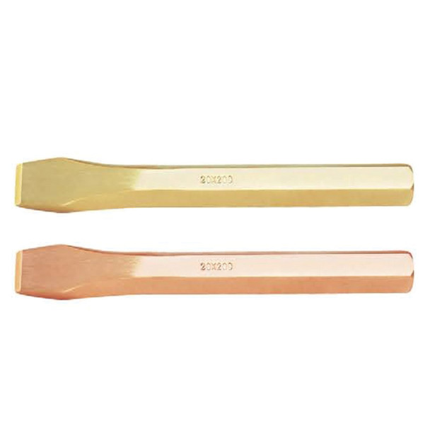 Kennedy 16X160mm Spark Resistant Chisel ,Hex Type Al-Br