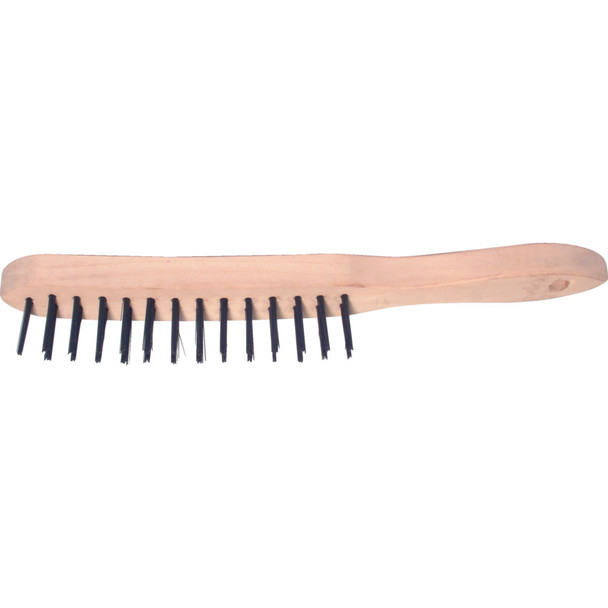 Kennedy 2-Row Wire Scratch Brush- Plain Back
