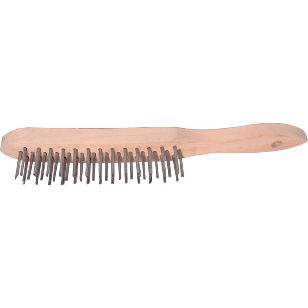 3-Row Stainless Steel Wire Scratch Brush