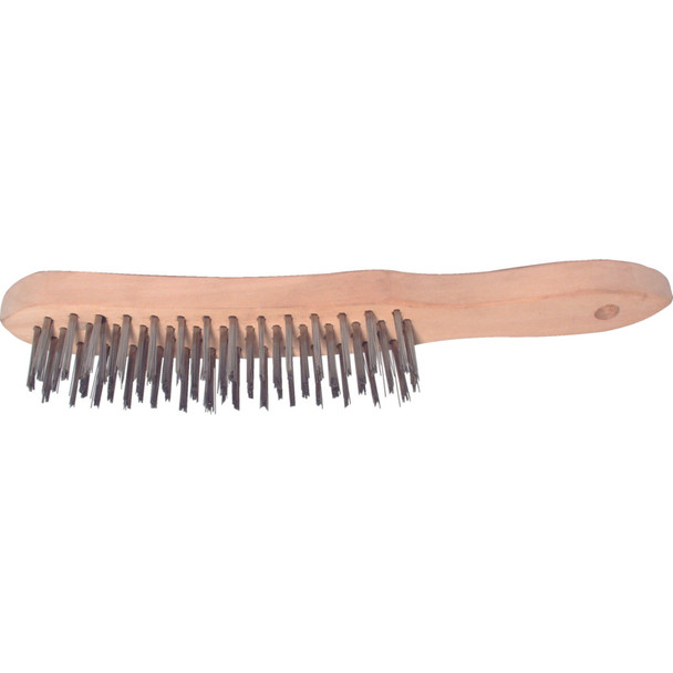 4-Row Stainless Steel Wire Scratch Brush