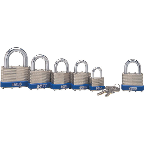 40x25mm LAMINATED PADLOCK STEELBODY 122.03