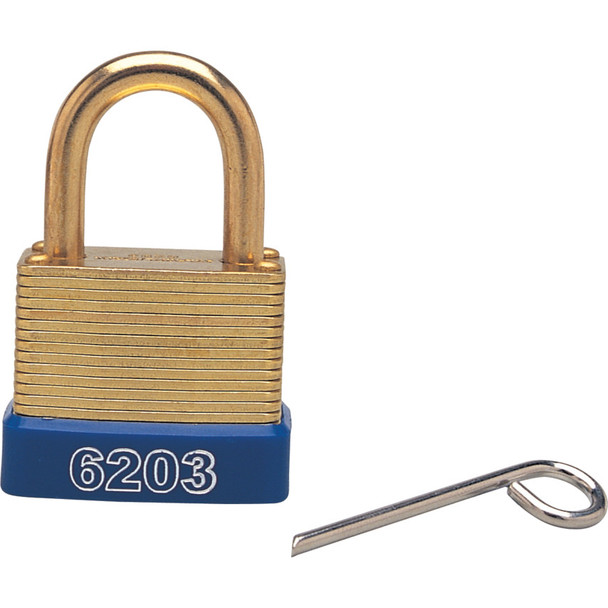 Matlock 40X25mm Laminated Brass 3Nocombination Padlock
