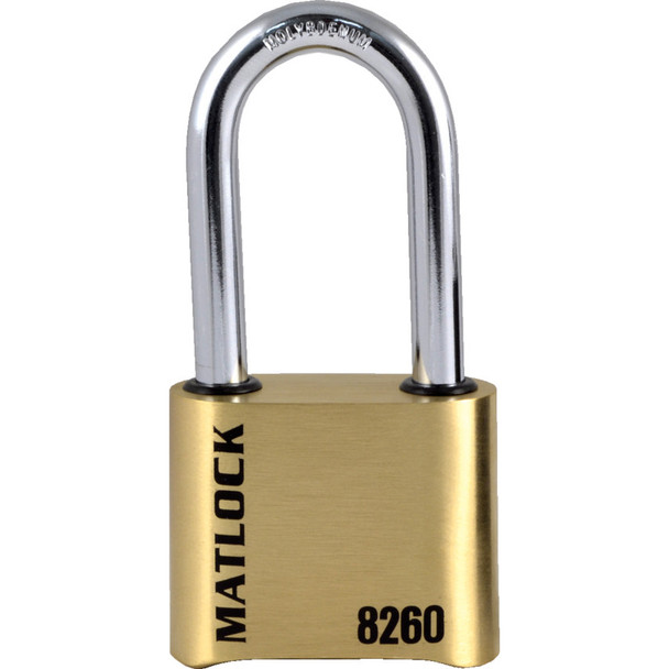 Matlock 51mm Strong Combination Padlock 4Dials