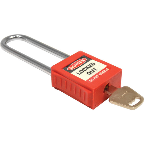 Matlock Safety Lockout Padlock Longshackle - Orange - MTL9509350K
