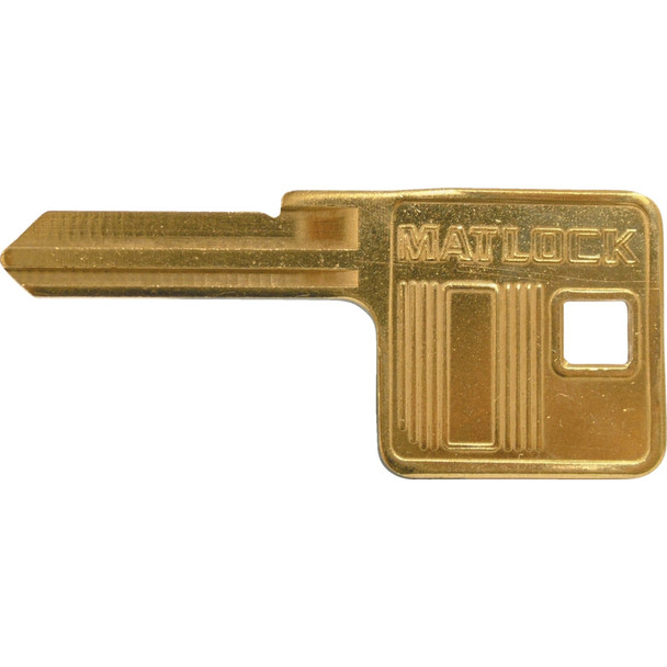 KB6 KEY BLANK TO SUIT 38mm-50mmANTI PICK  SOLID STEEL MTL P/LOCKS 14.62