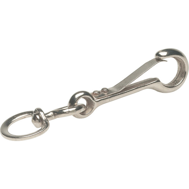 Matlock 57mm Swivel Spring Billet Hook Nickel Plate