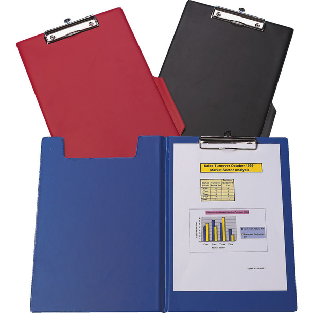 FOLDOVER BLACK CLIPBOARD 71.78