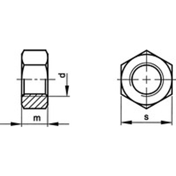 5/8BSF HEX NUT (GR-6) 6.2