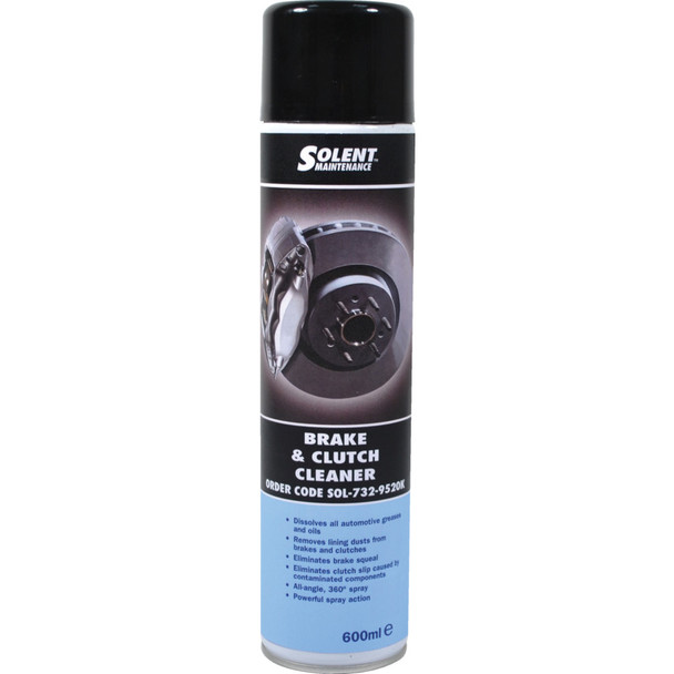 Solent Mp7116 Brake Cleaner 600Ml