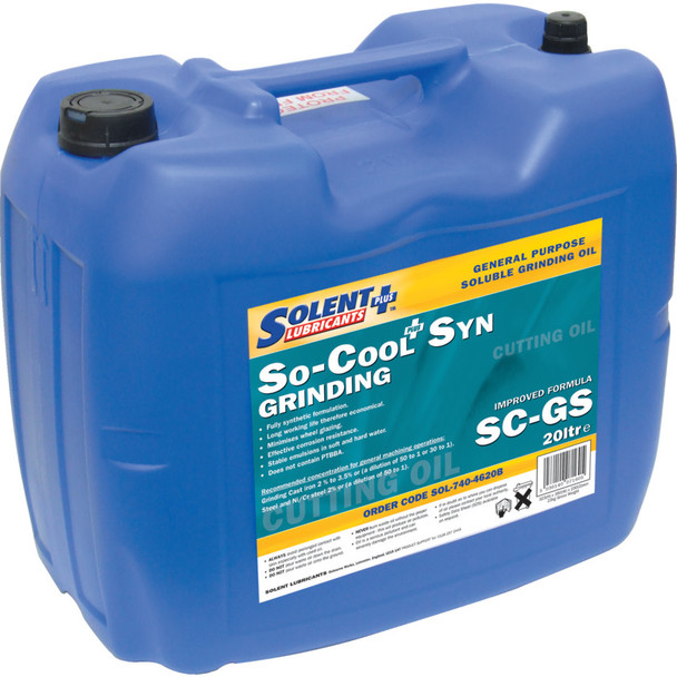 SO-COOL GRINDING SYNTHETIC WATER SOLUBLE OIL 20LTR 3221.31