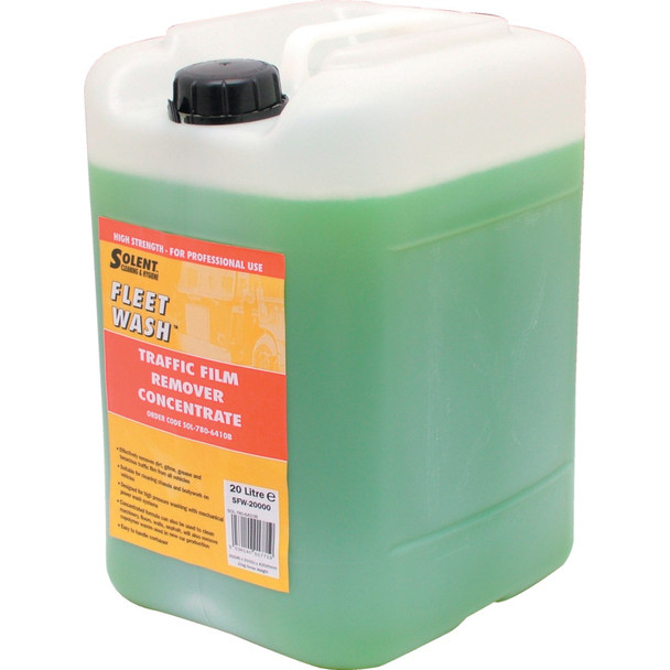 Solent Sfw-20000 Fleet Wash Traffic Film Remover 20Ltr Solent Sfw-20000 Fleet Wash Traffic Film Remover 20Ltr