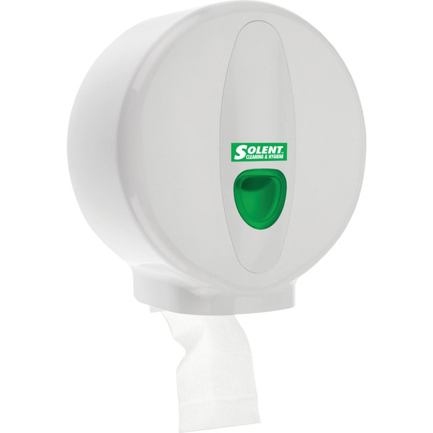 WHITE MINI JUMBO TOILET ROLLDISPENSER 427.11