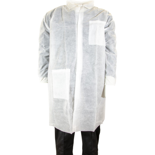 NON WOVEN VISITORS COAT (X/L) (PK-25) 663.98