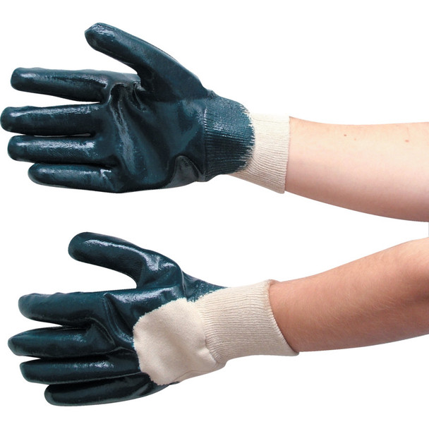 Tuffsafe H/D Nitrile P/Coat K/W Glove Blue Sz.10 Tuffsafe H/D Nitrile P/Coat K/W Glove Blue Sz.10