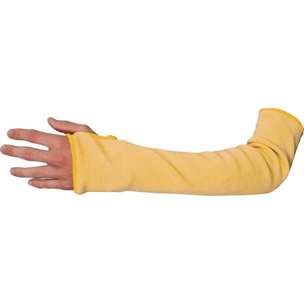 KEVLAR CUT-3 SLEEVE 24" NO THUMBHOLE YELLOW (SGL) 128.13