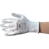 Tuffsafe Tuffoam White Nylon Lined Grey Nitrile Gloves-6