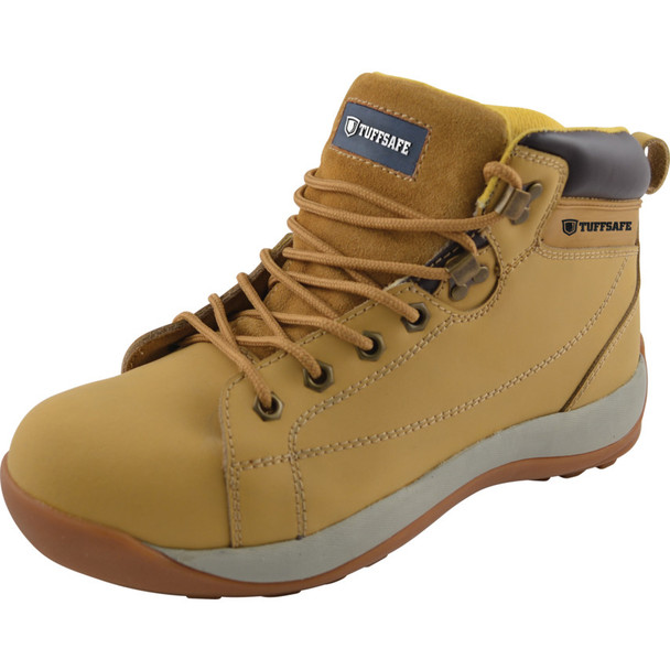 Tuffsafe Hiker Safety Boot Sb Nubuck Honey Bbh04 Sz.9
