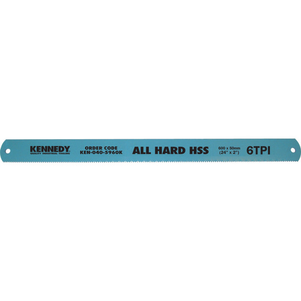 Kennedy 24"X2"X6Tpi HSS All Hard Hacksaw Blades