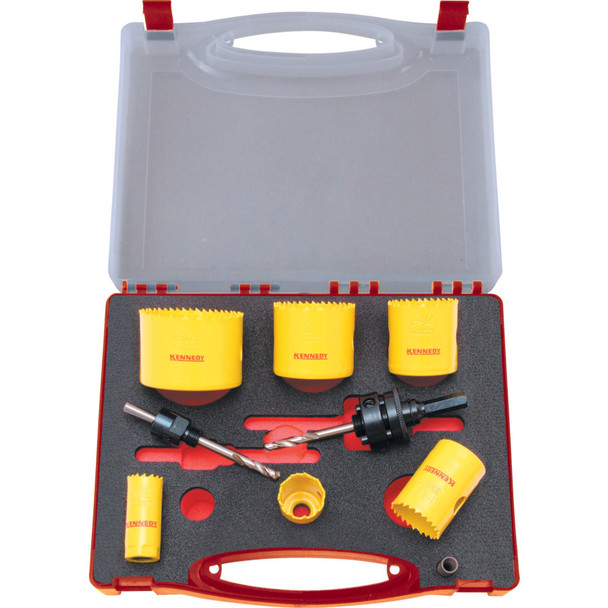 PROFESSIONAL HOLESAW KIT IN PLASTIC CASE 1308.25