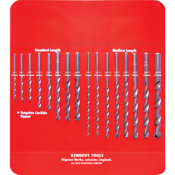 No.6-24 16PCE MASONRY DRILL SET 116.1