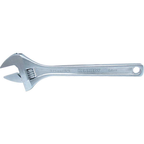 Kennedy 375mm/15" Chromed Finish Adjustable Wrench