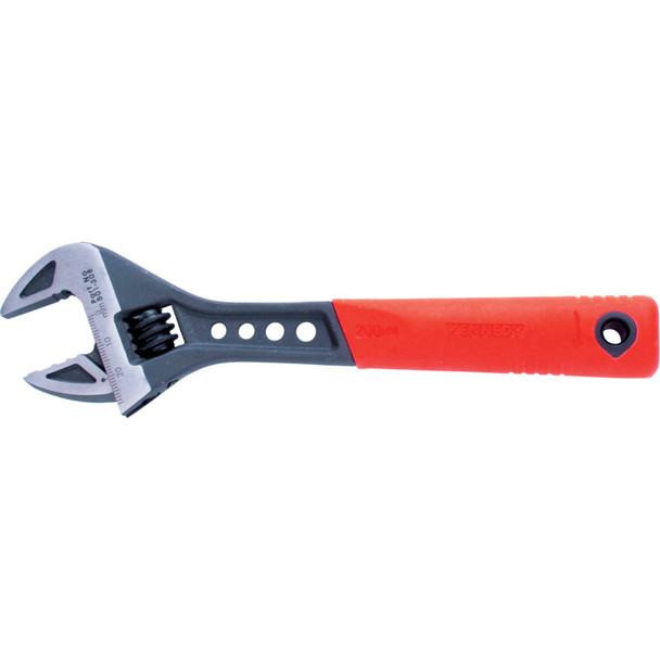 Kennedy 200mm/8" Soft Grip Phosphate Adjustable Wrench