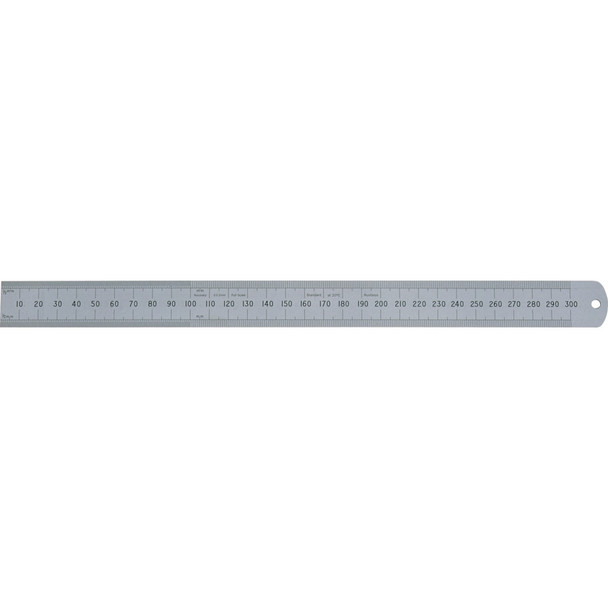 Kennedy 600mm/24" Rigid Rustless Ruler Round End