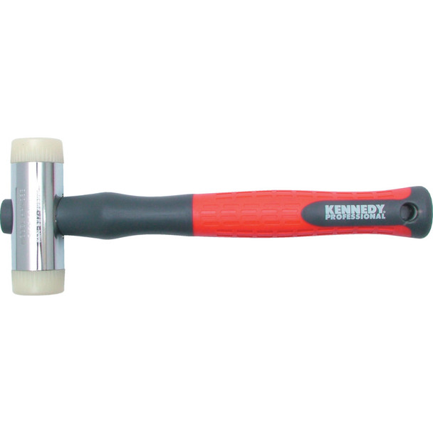 38mm DIAMETER HARD NYLON HAMMER (POLYPROPYLENE HANDLE) 474.12