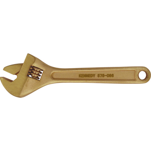 Kennedy 200mm Spark Resistant Adjustable Wrench Be-Cu