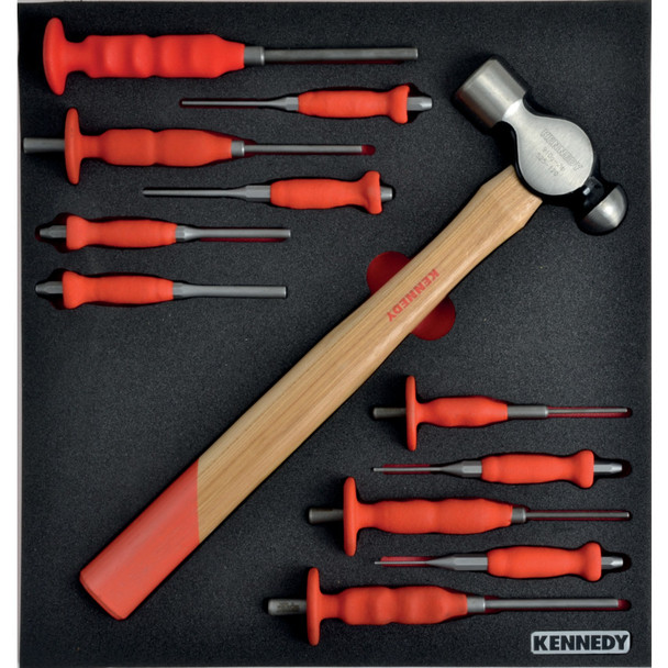 12PCS PUNCH & HAMMER SET WITH FOAM M1832 1672.51