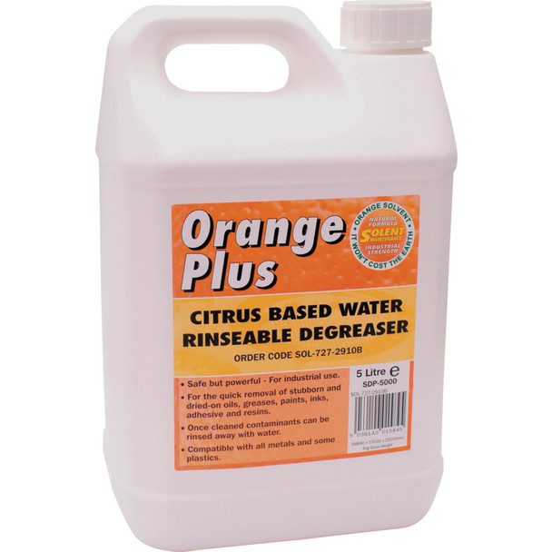 Solent Orange Plus Citrus Based Water Degreaser 20Ltr