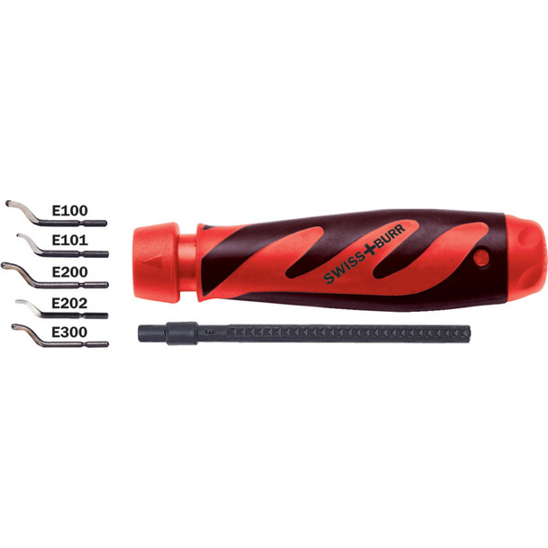 Swisstech E Hand Deburring Set 7-pce