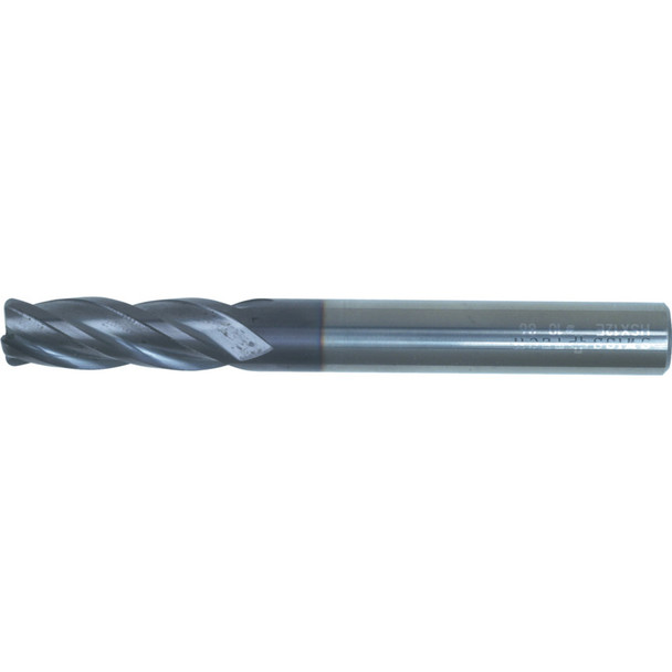 Swisstech 10X0.5mm St/Sh 4Fl C/Radius End Mill Q-Coat