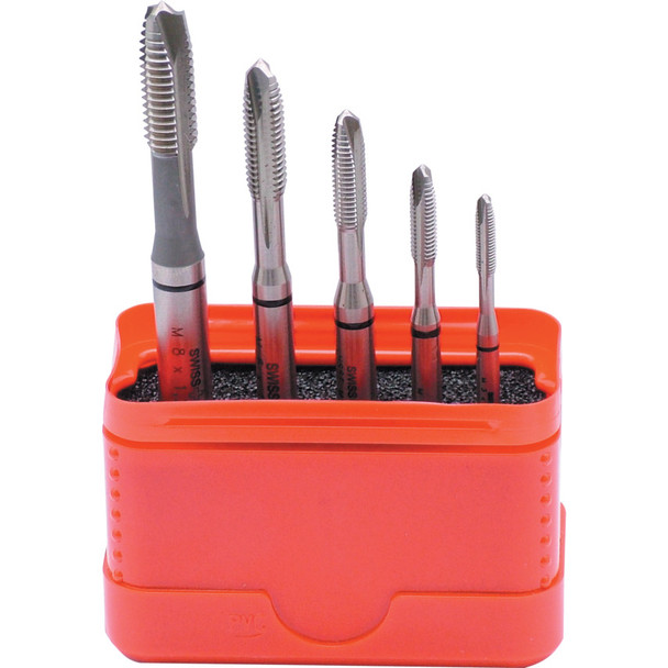 Swisstech M3-M8 HSS-Cobalt Black Ring Sp/Pt Din371 Tap Set