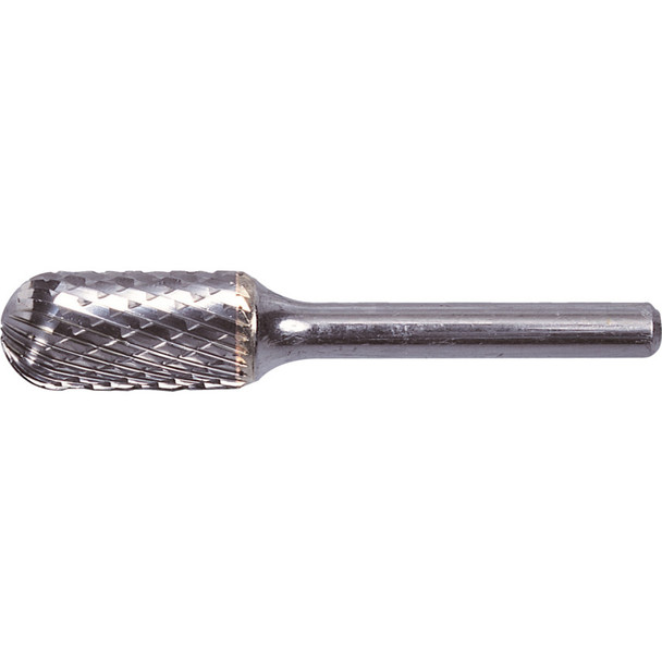 10mmx19mm CYLINDRICAL BALL NOSED CARB' BURR DBL CU 236.36