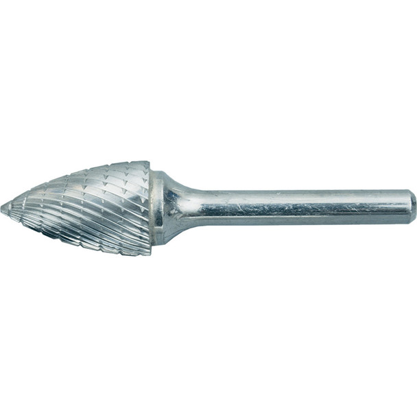 York 3X12.7mm Pointed Tree Carbide Burr Cut-9